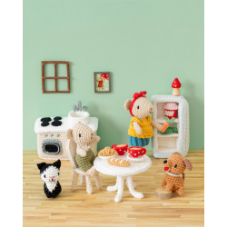 Maison de poupées de Melealine au crochet Livre Crochet