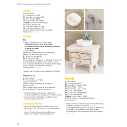 Maison de poupées de Melealine au crochet Livre Crochet