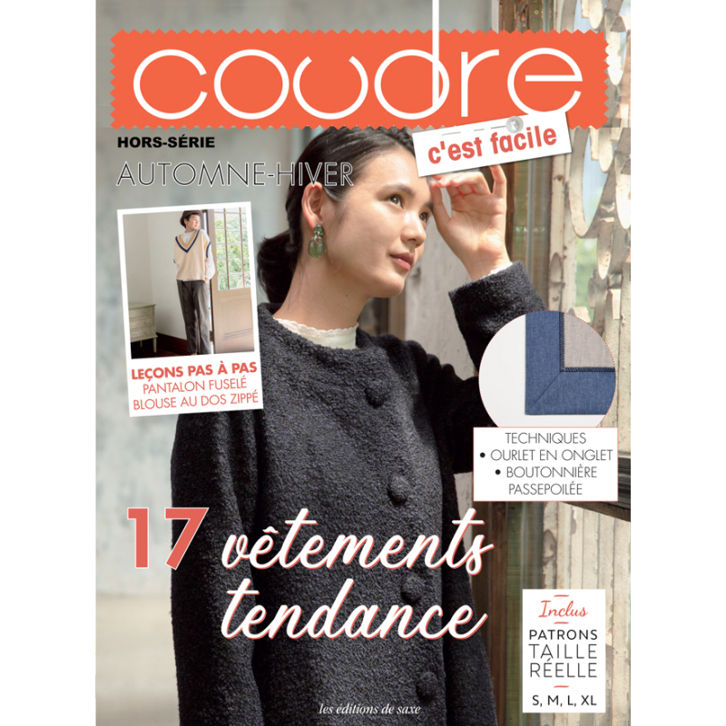 Lot 2 magazines Coudre c'est facile - Combinaisons et vêtements femme tendance Lot, Magazine Couture