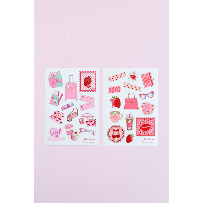 Coffret journaling GIRLY Kit DIY