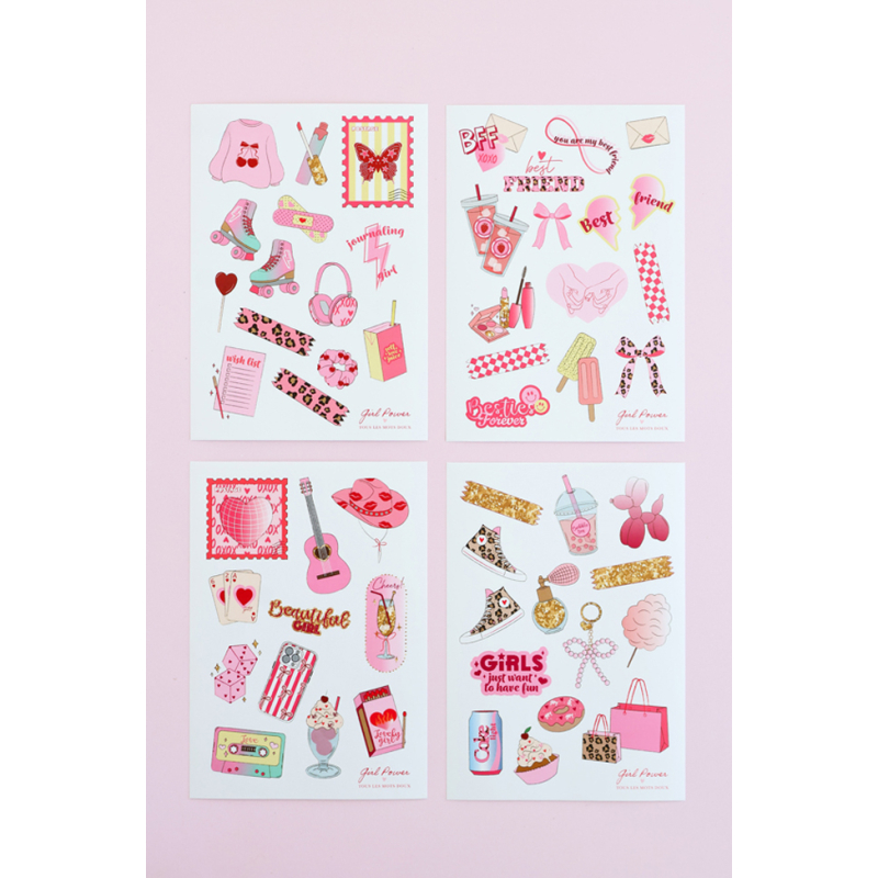 Coffret journaling GIRLY Kit DIY