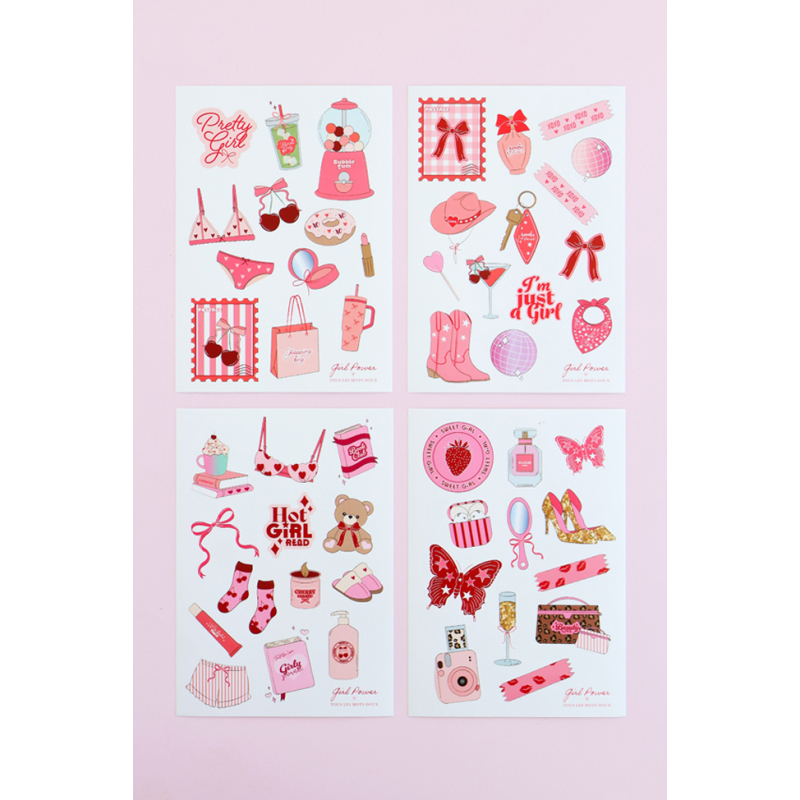 Coffret journaling GIRLY Kit DIY