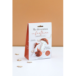Pochette duo feutrine : Trésors de la forêt Kit DIY