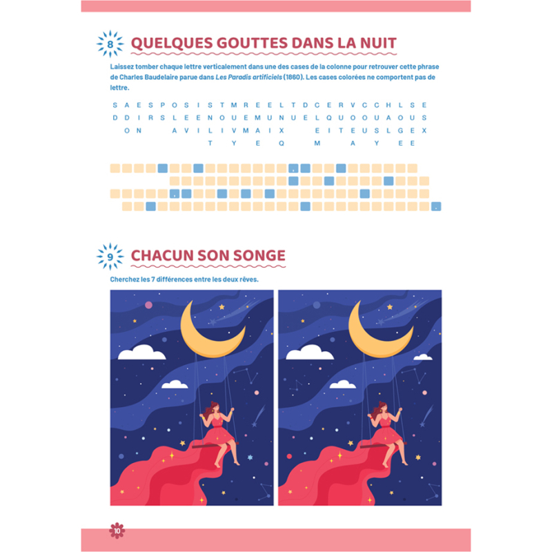 Cahier de jeux - Bien-être Livre DIY