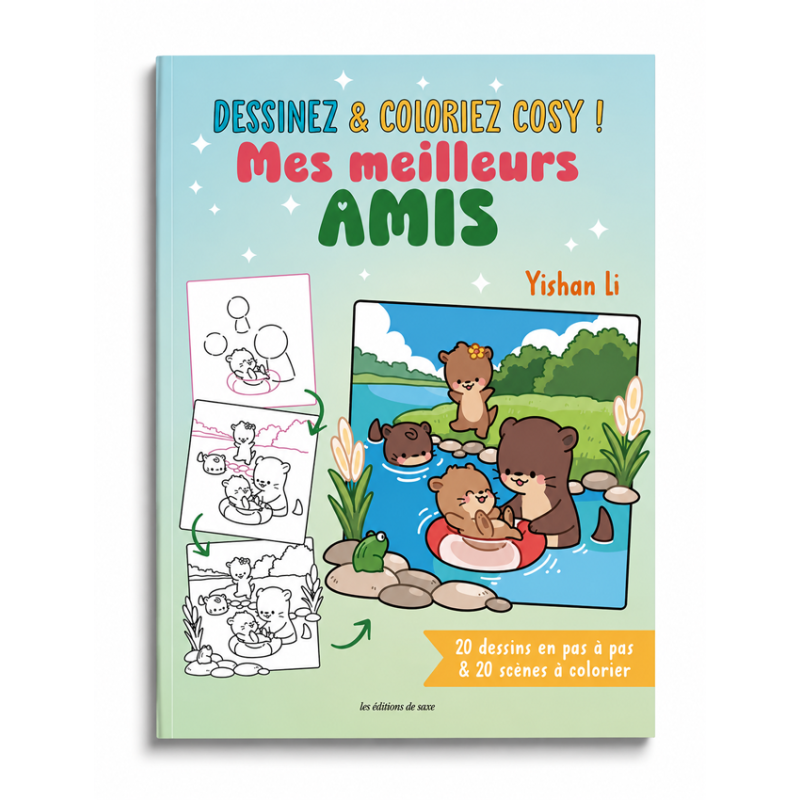 Dessinez et coloriez Cosy ! Mes meilleurs amis Livre Beaux-arts
