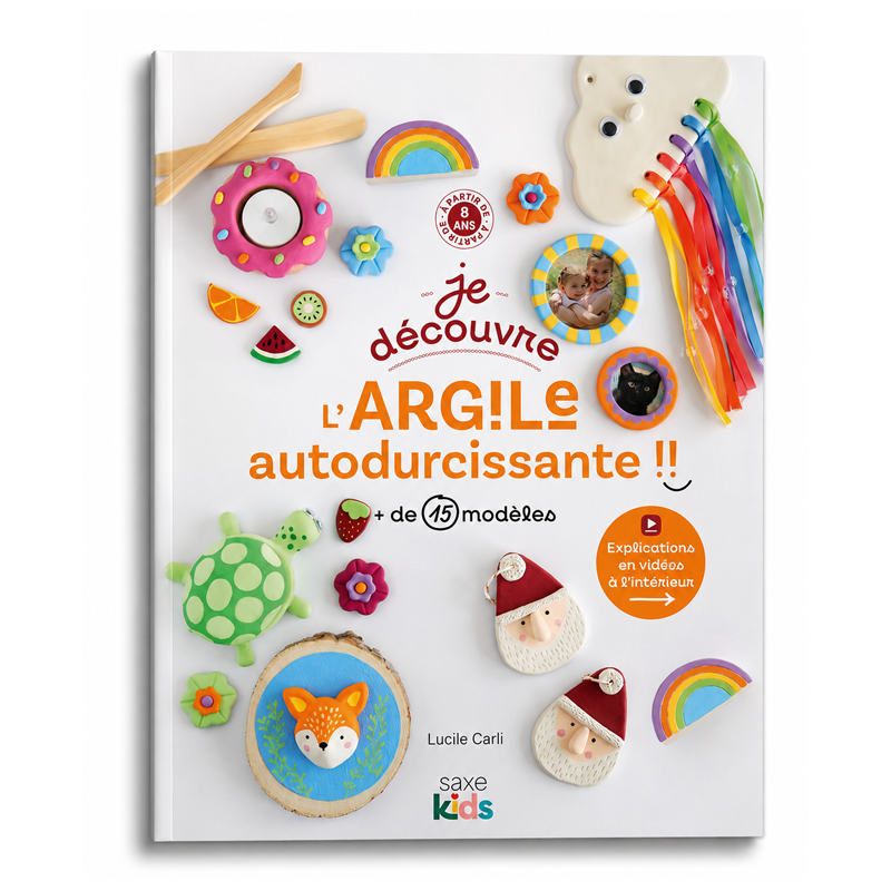 Je découvre l'argile autodurcissante Livre Jeunesse