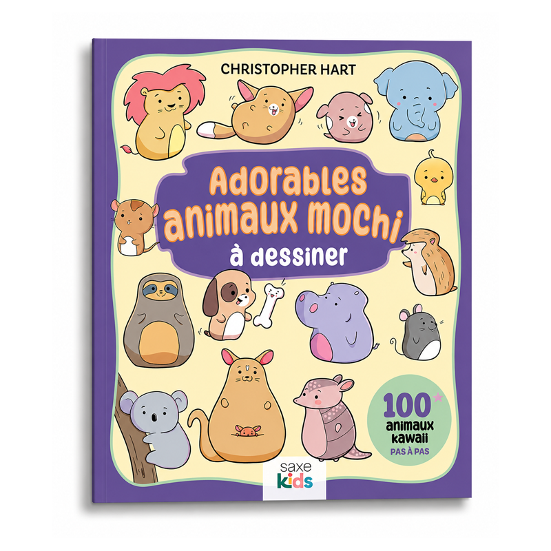 Adorables animaux mochi à dessiner Livre Jeunesse