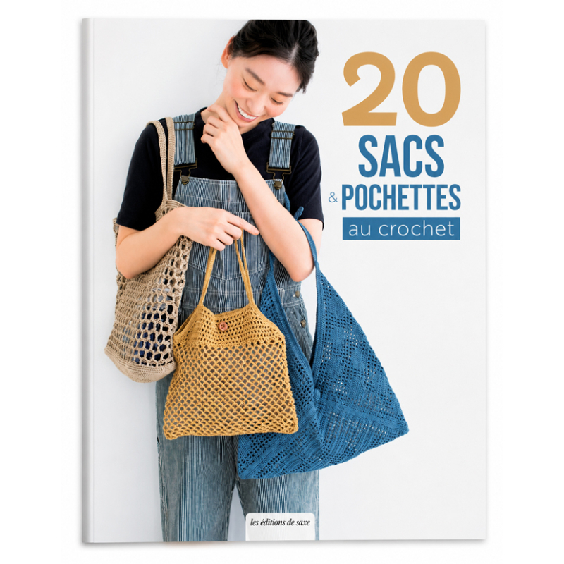 20 sacs et pochettes au crochet Livre Crochet