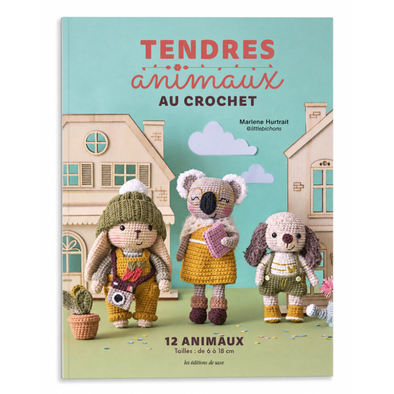 Tendres animaux au crochet - 12 amigurumis Livre Crochet