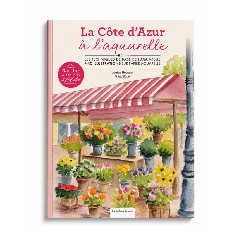 La côte d'azur à l’aquarelle Livre Beaux-arts