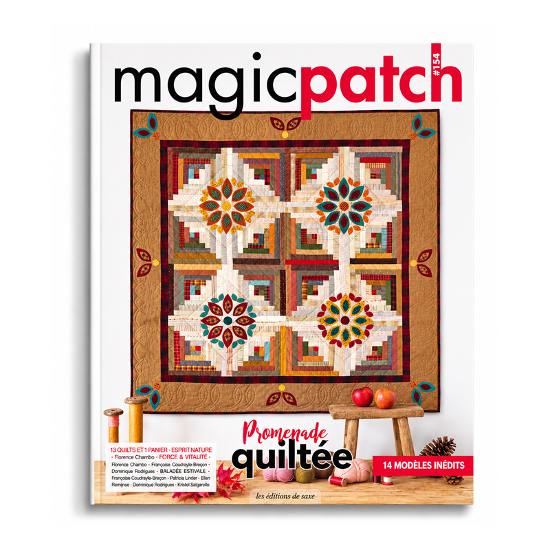 Magic patch n°154 : Promenade quiltée Livre Patchwork