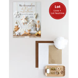 Offre spéciale : Livre + LOT Feutrine Noël Lot DIY
