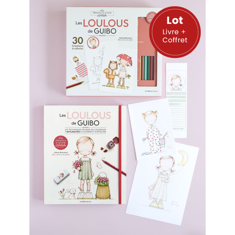 PACK EXCLUSIF : Les loulous de GUIBO Lot Beaux-arts