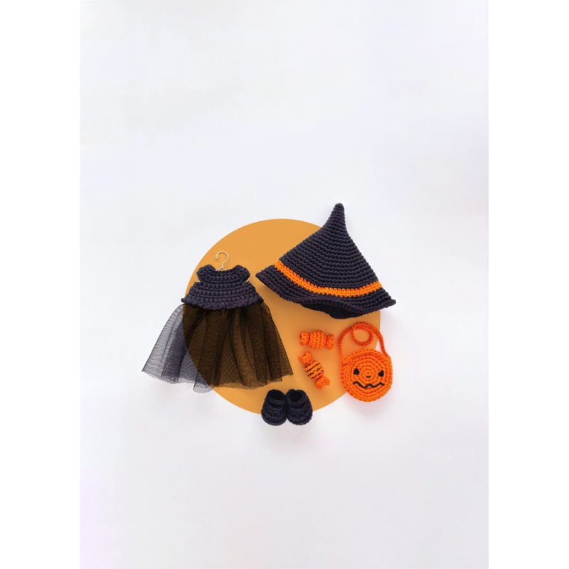 La panoplie de Lulu à crocheter : Lulu au bal des sorcières Kit Crochet