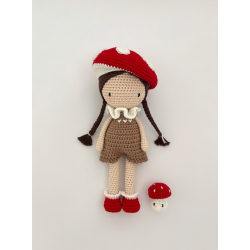 La panoplie de Lulu à crocheter : Lulu au pays des champignons Kit Crochet