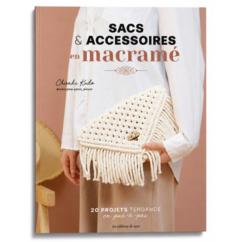 20 sacs & accessoires en macramé Livre DIY