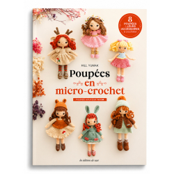Poupées en micro-crochet Livre Crochet