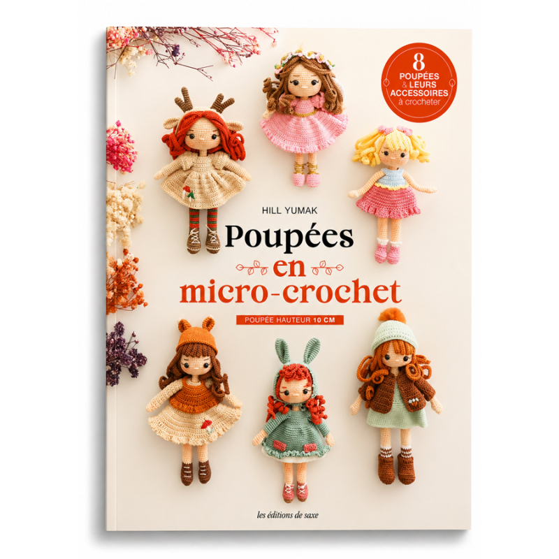 Poupées en micro-crochet Livre Crochet