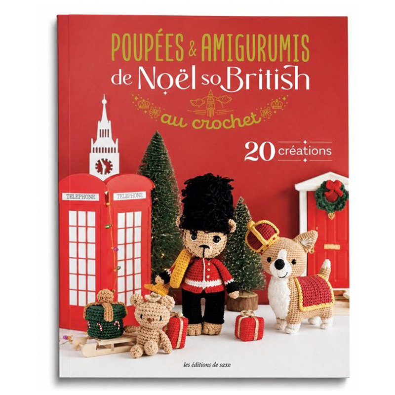 Poupées & amigurumis de Noël so british Crochet