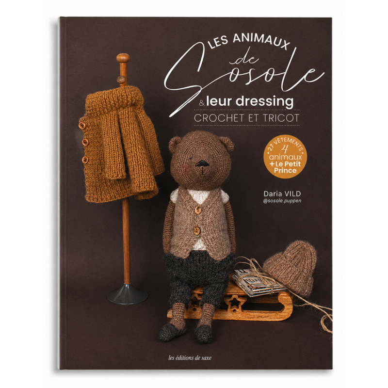 Les animaux de Sosole & leurs dressing Livre Tricot