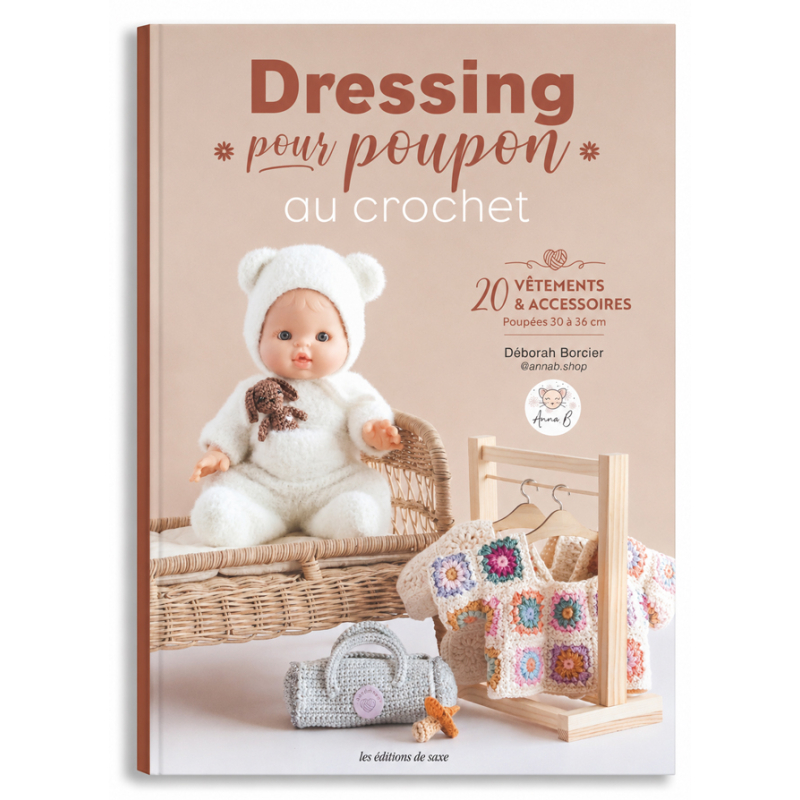 Dressing pour poupon au crochet Livre Crochet