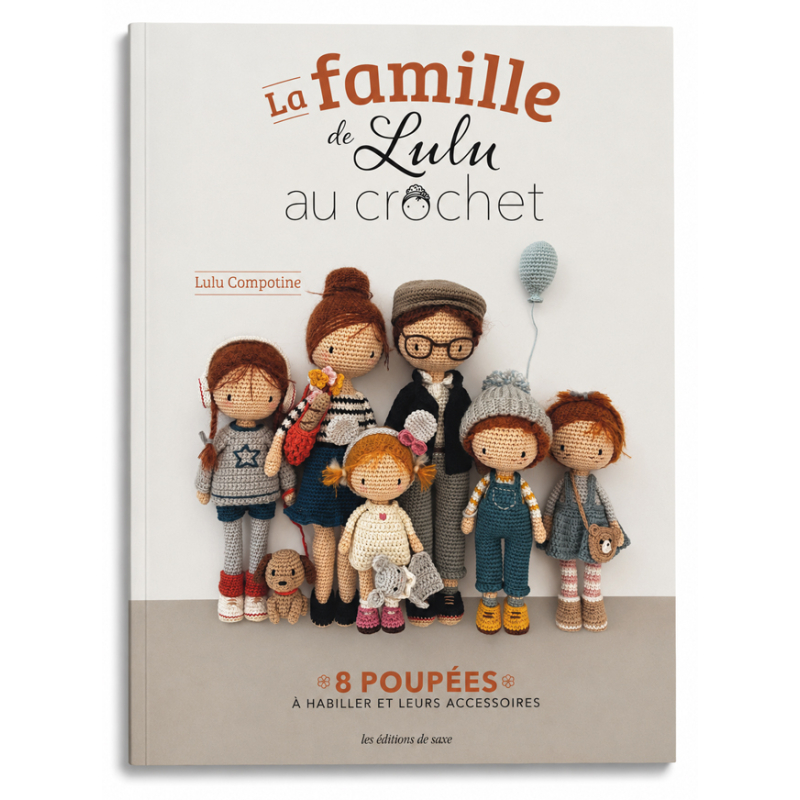 La famille de Lulu au crochet Livre Crochet
