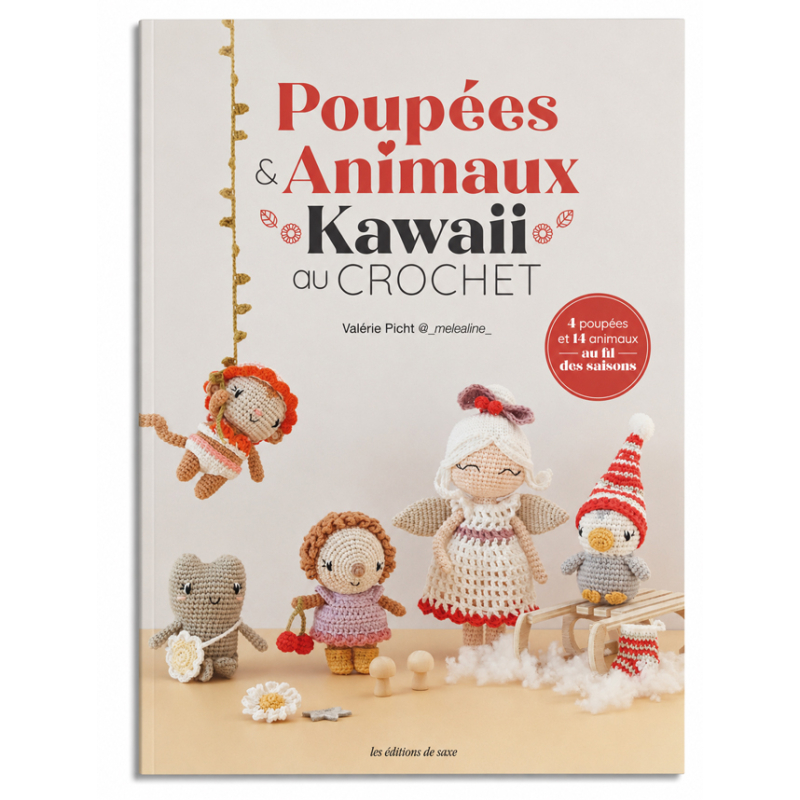 Poupées & animaux kawaii au crochet Livre Crochet