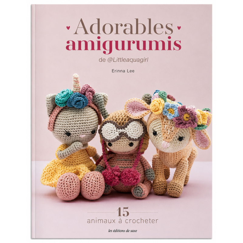 Adorables amigurumis de @littleaquagirl Livre Crochet