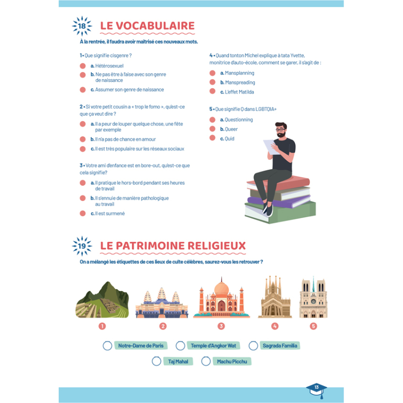 Cahier de jeux - Culture Générale Livre DIY