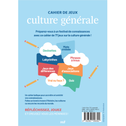 Cahier de jeux - Culture Générale Livre DIY