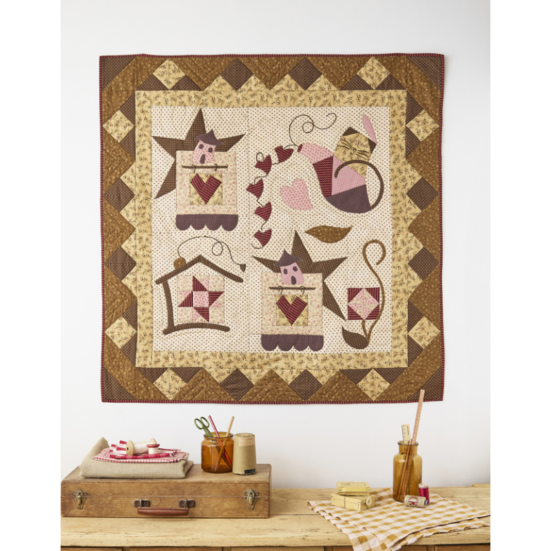 Quilt country n°78 - Intérieur Cosy Livre Patchwork