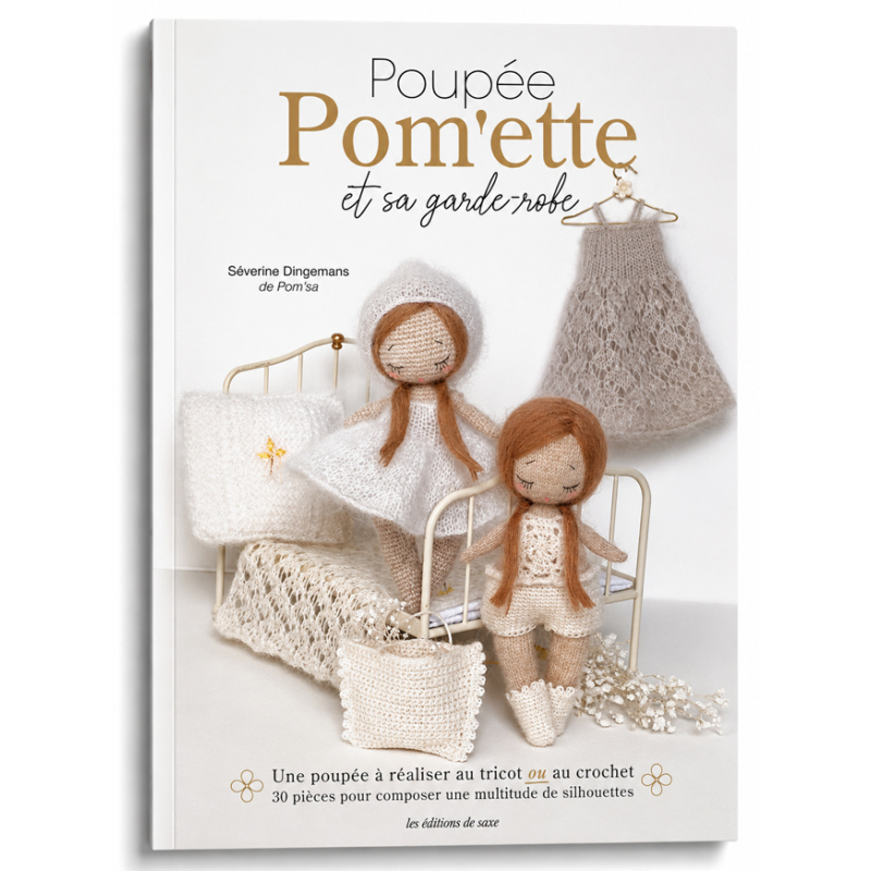 Poupée pom'ette et sa garde-robe Livre Crochet
