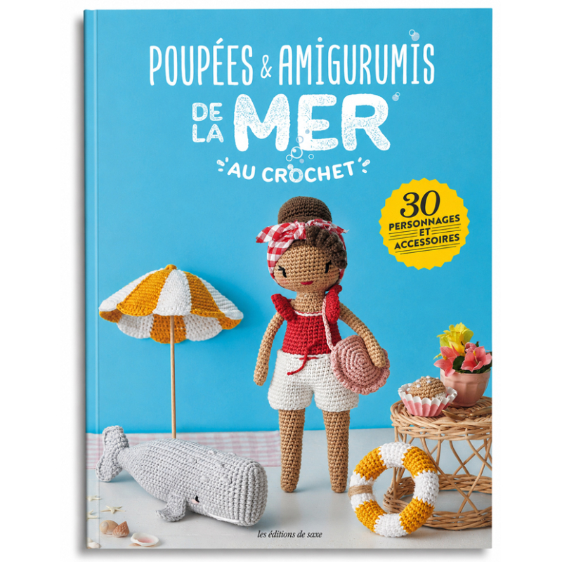 Poupées & amigurumis de la mer au crochet Livre Crochet