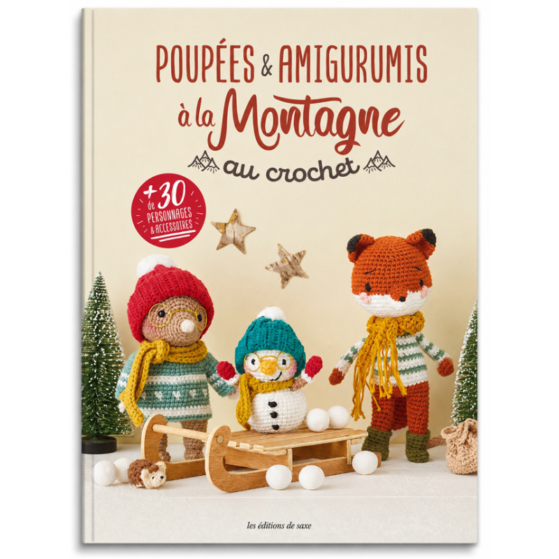 Poupées & amigurumis à la montagne au crochet Livre Crochet