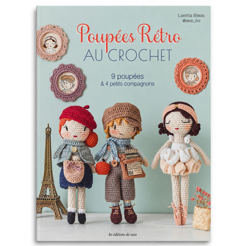 Poupées rétro au crochet Livre Crochet