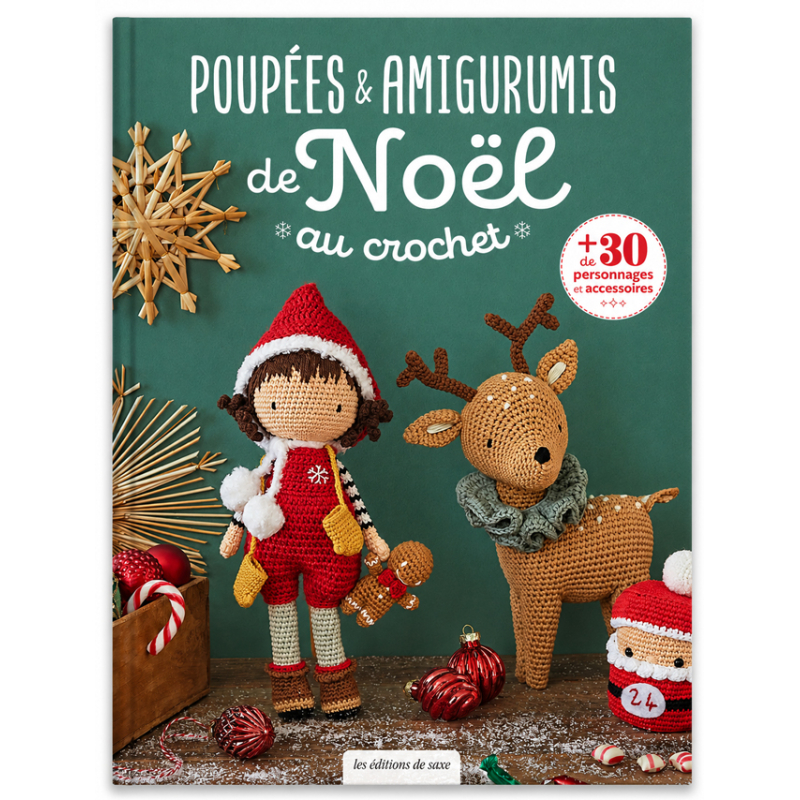 Poupées & amigurumis de Noël au crochet Livre Crochet