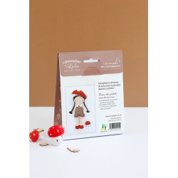 La panoplie de Lulu à crocheter : Lulu au pays des champignons Kit Crochet