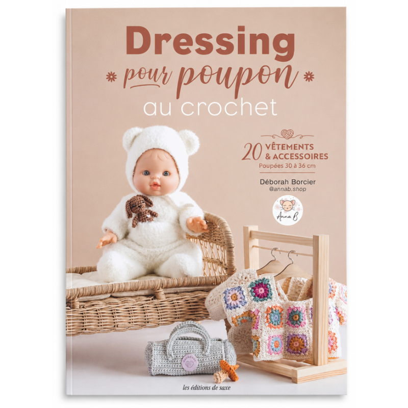 Dressing pour poupon au crochet Livre Crochet