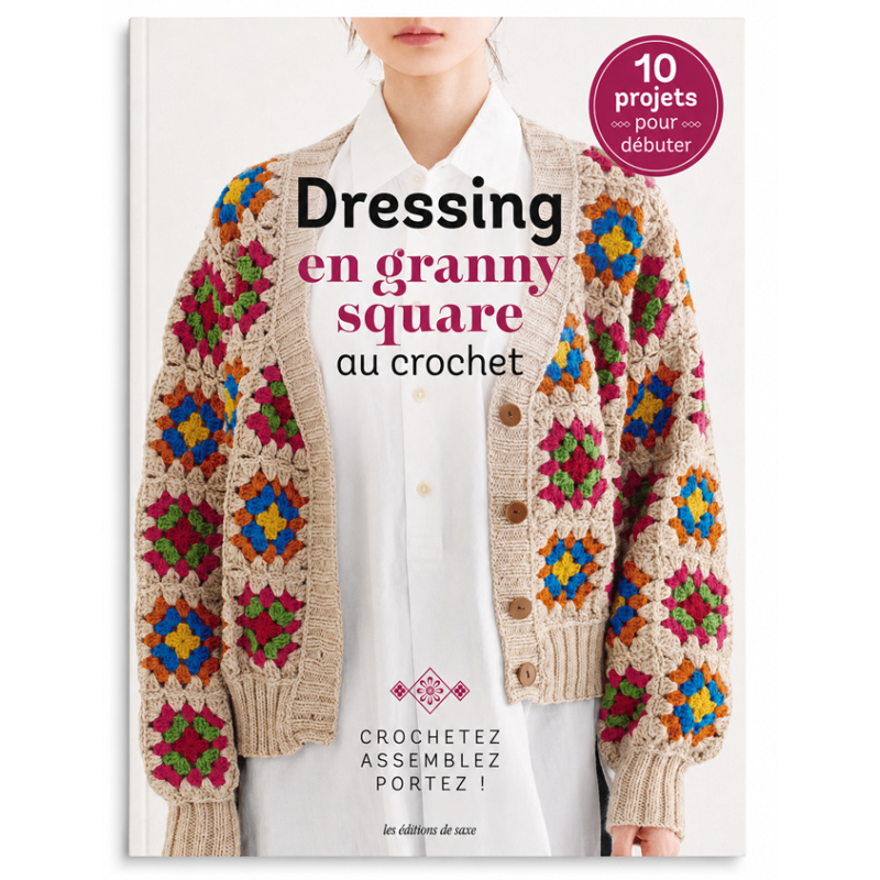 Dressing en granny square au crochet Livre Crochet