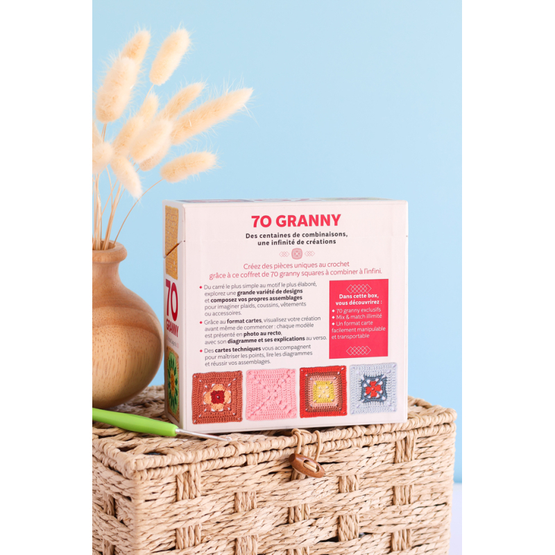 La boite de 70 cartes crochet Kit Crochet