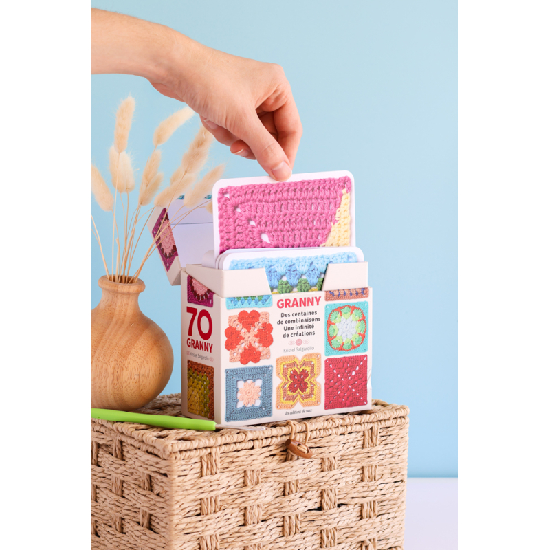 La boite de 70 cartes crochet