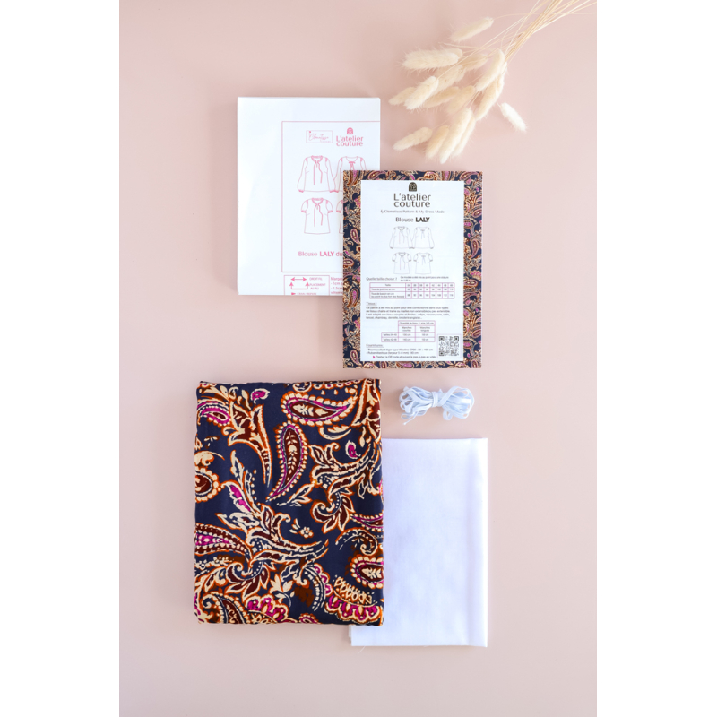 Coffret l'Atelier Couture - Blouse Laly Himaya Kit Couture