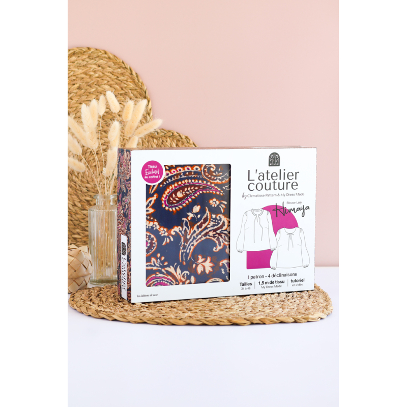 Coffret l'Atelier Couture - Blouse Laly Himaya Kit Couture