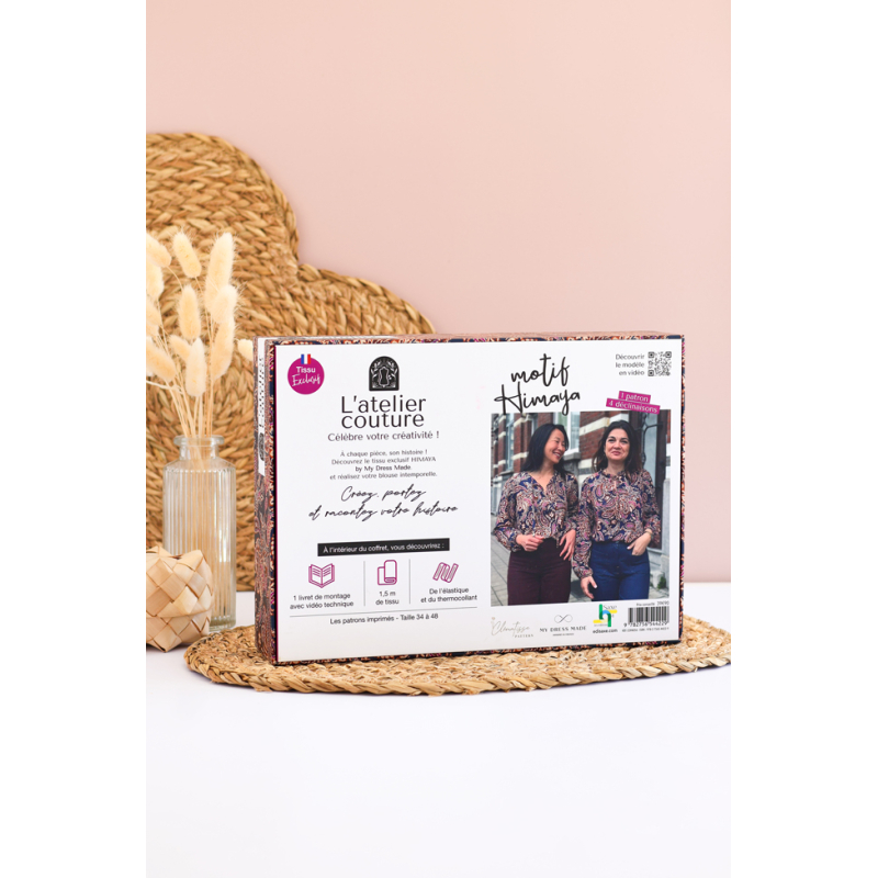 Coffret l'Atelier Couture - Blouse Laly Himaya Kit Couture