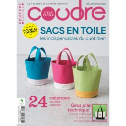Coudre c'est facile n°98 : sacs en toile Magazine Couture
