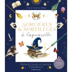 Sorcières & sortilèges à l'aquarelle Livre Beaux-arts