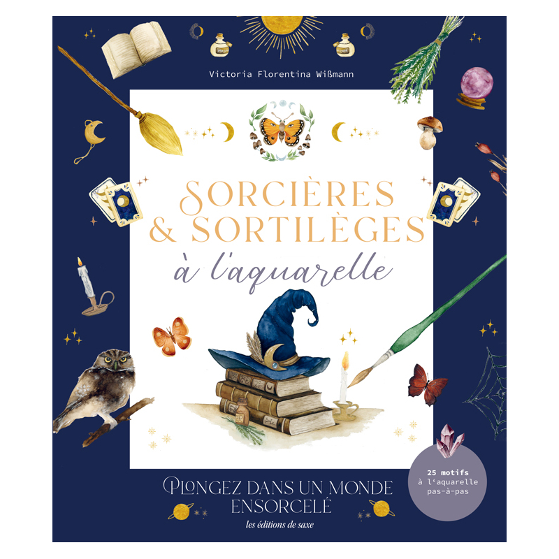 Sorcières & sortilèges à l'aquarelle Livre Beaux-arts