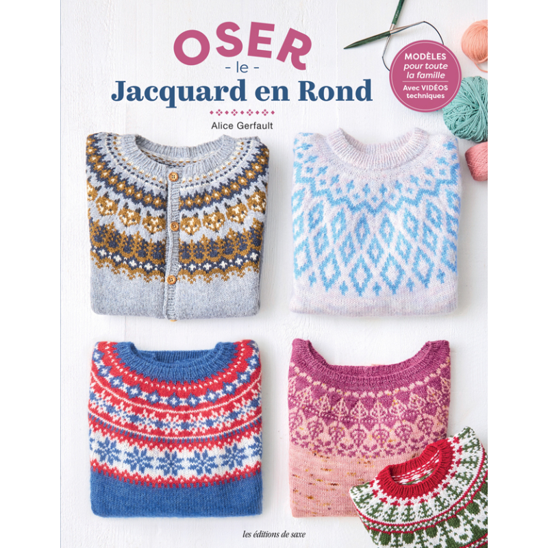 Oser le jacquard en rond Livre Tricot