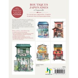Planches & secrets d'artistes : Boutiques japonaises à l'aquarelle Livre Beaux-arts