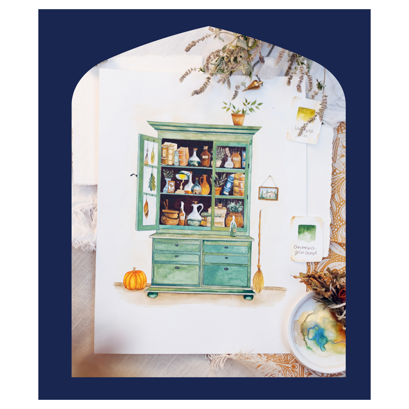 Sorcières & sortilèges à l'aquarelle Livre Beaux-arts